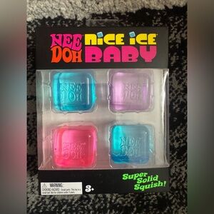 Needoh Nice Ice Baby Squishy Toy Pack - Pink, Blue, Purple